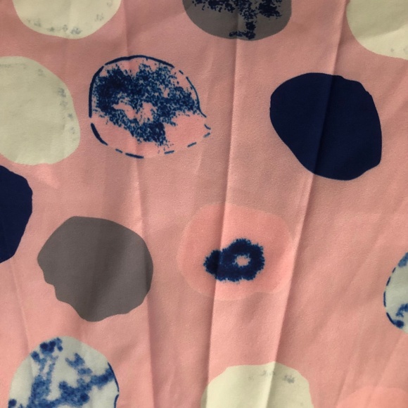 Spring Tie Collar Polka Dot Long Sleeve (Size XL) - Picture 6 of 6